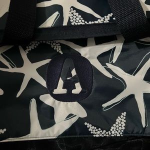 Thirty one Sand and Shore Thermal Tote 
Embroidered with an A